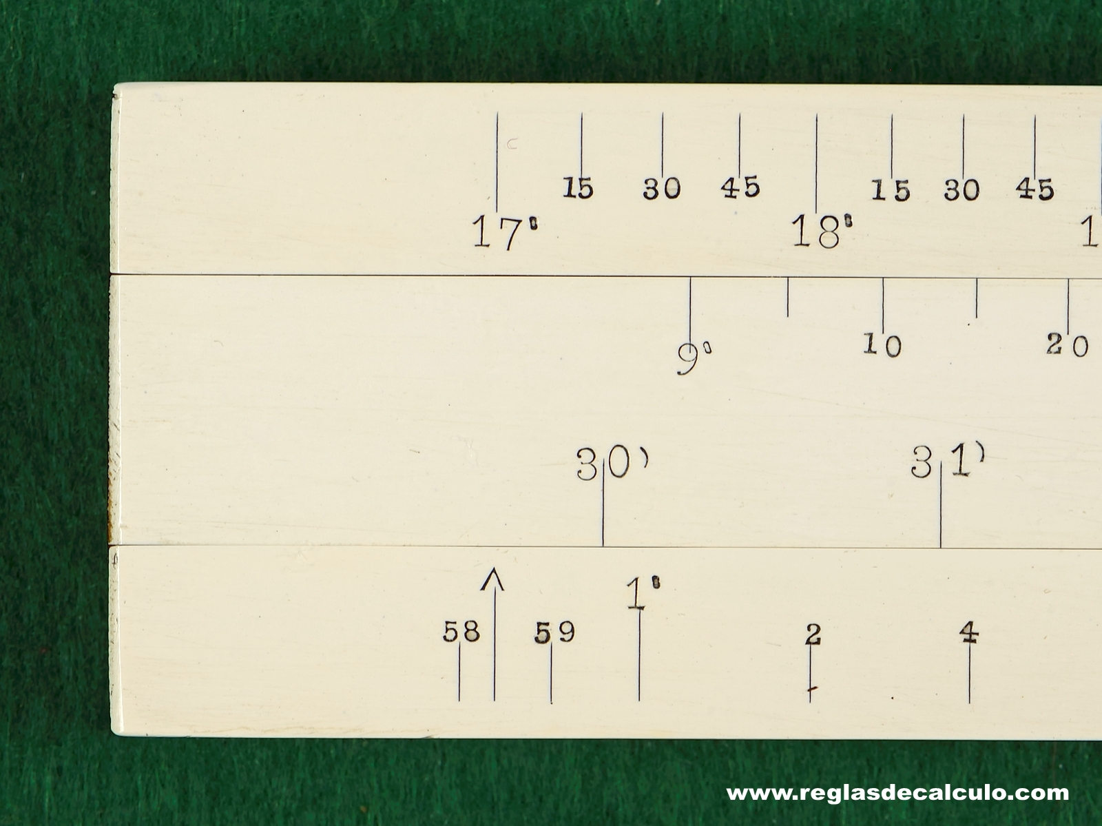 Regla de Calculo Slide rule D&P Kassner´s Jacobstab