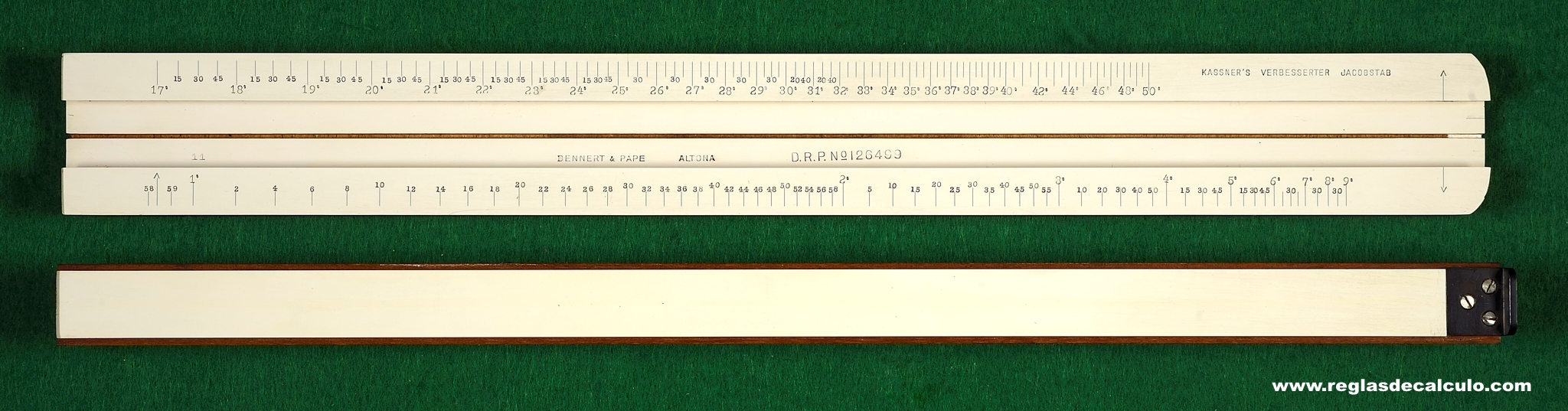 Regla de calculo D&P Kassner´s Jacobstab