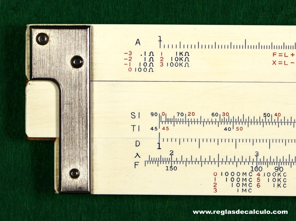 Regla de Calculo Slide rule Sun Hemmi 256