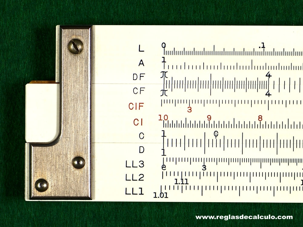 Regla de Calculo Slide rule Sun Hemmi 257