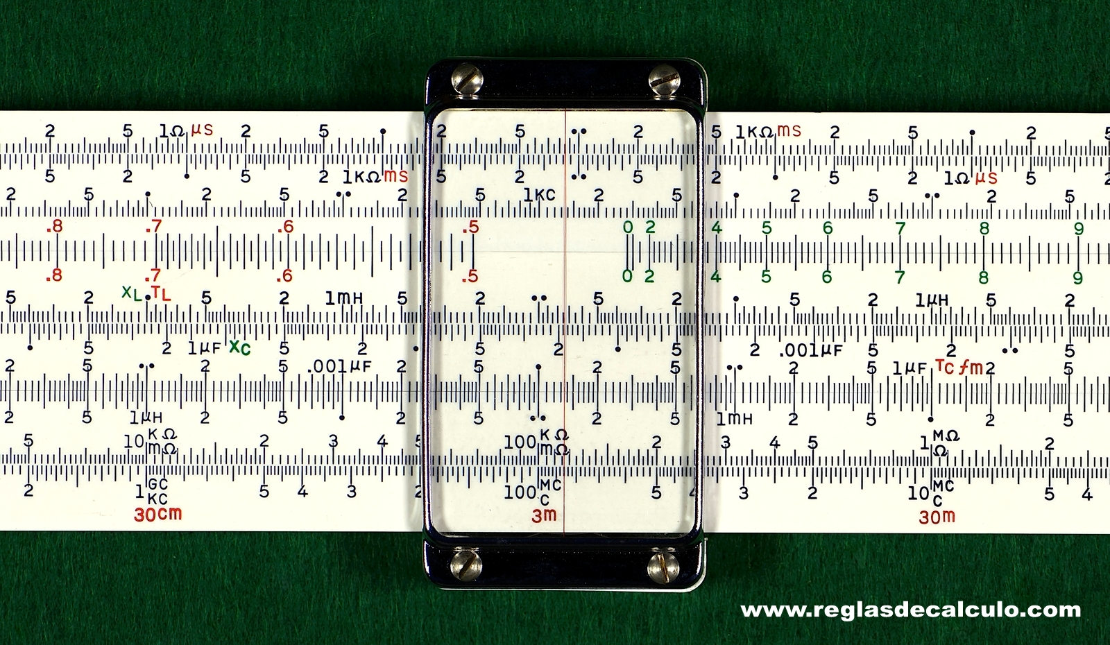 Regla de calculo Sun Hemmi 266