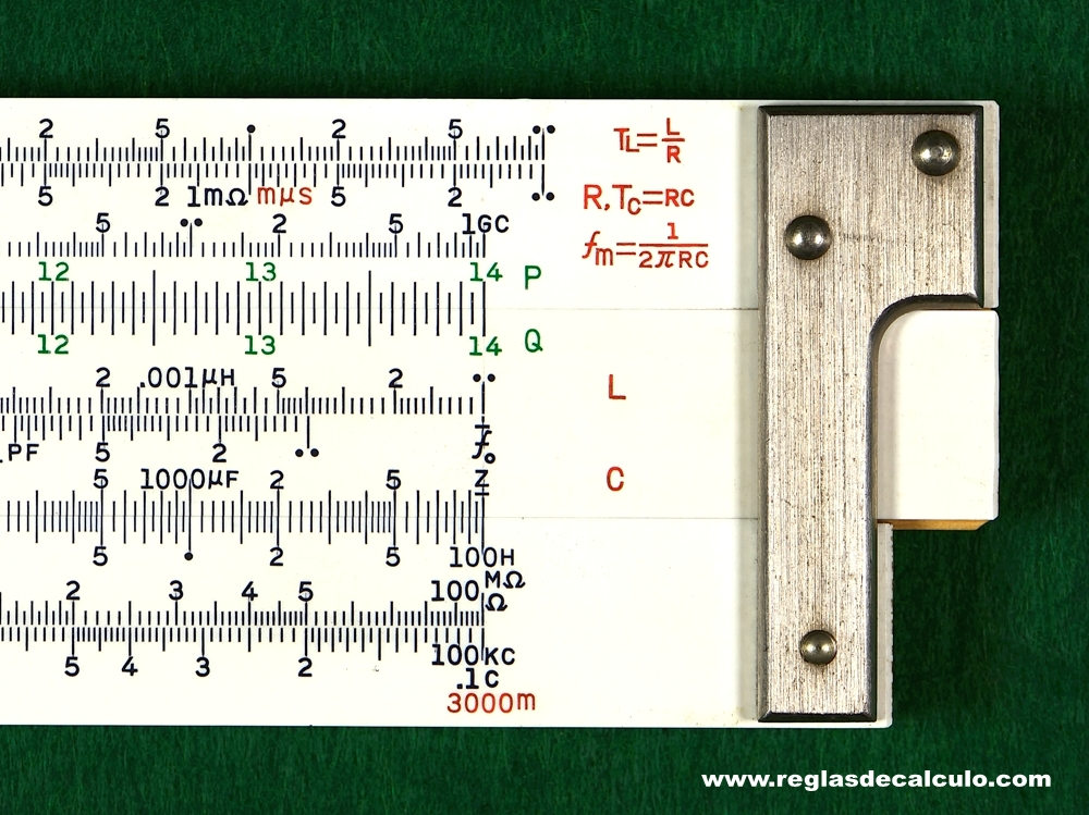 Regla de Calculo Slide rule Sun Hemmi 266